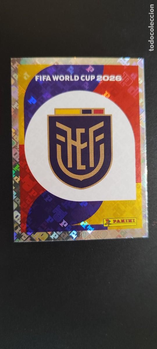 Football Stickers: FIFA WORLD CUP 2026 STICKER ESCUDO ECUADOR # ECU1 PANINI