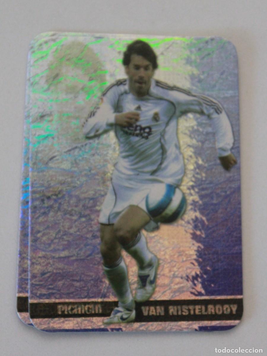 Cromos de F&uacute;tbol: Van Nistelrooy Fichaje Real Madrid CF Tarjeta Especial Brillante