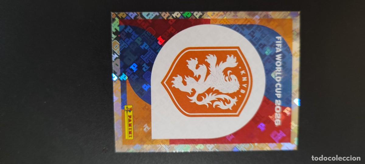 Cromos de F&uacute;tbol: FIFA WORLD CUP 2026 STICKER ESCUDO HOLANDA # NED1 PANINI