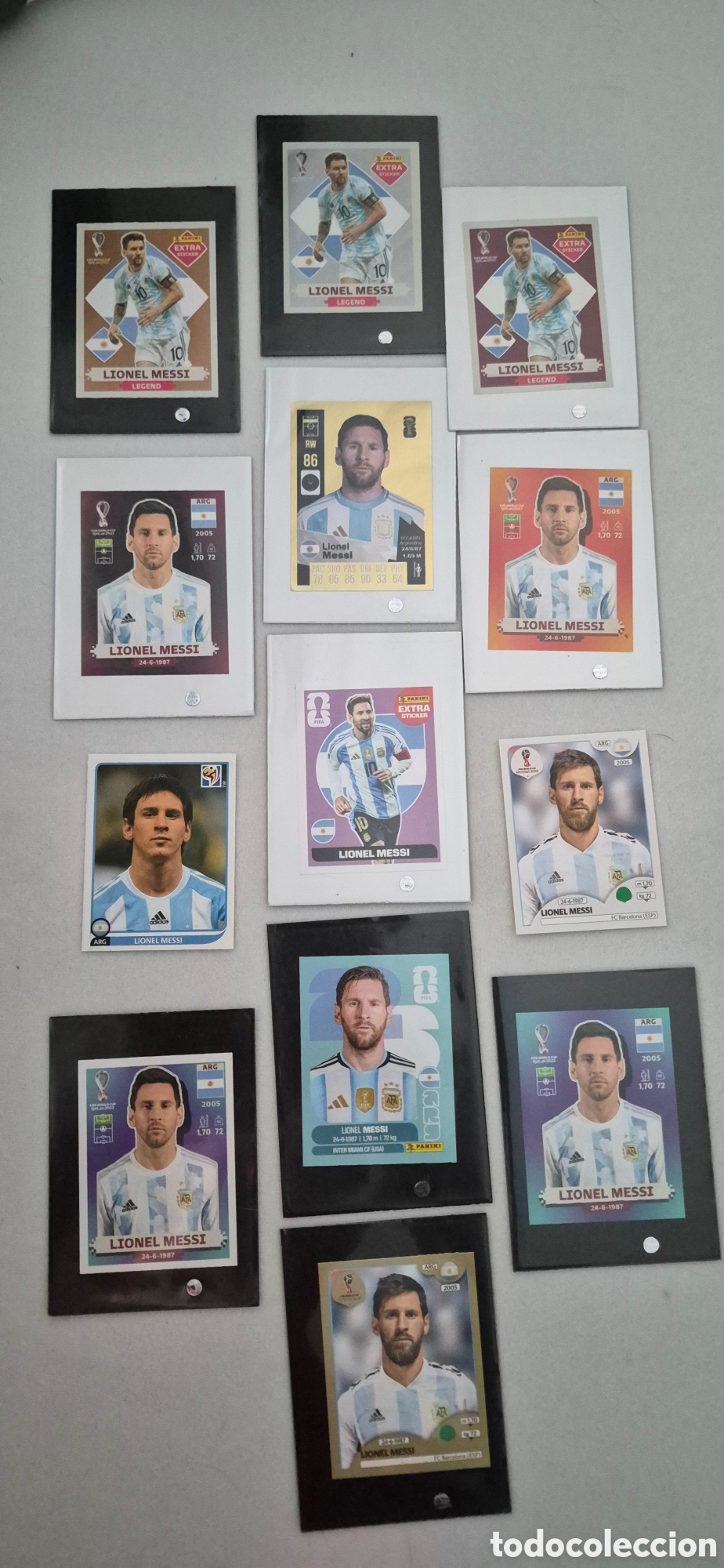 Fu&szlig;ball-Sticker: CROMOS MESSI MUNDIALES NUEVOS