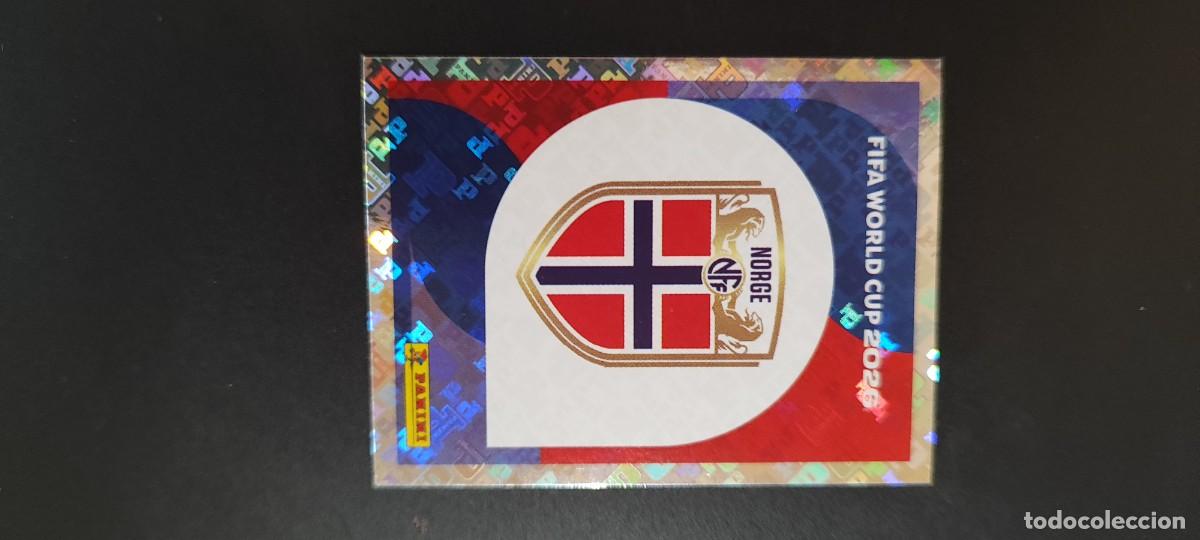 Cromos de F&uacute;tbol: FIFA WORLD CUP 2026 STICKER ESCUDO NORUEGA # NOR1 PANINI