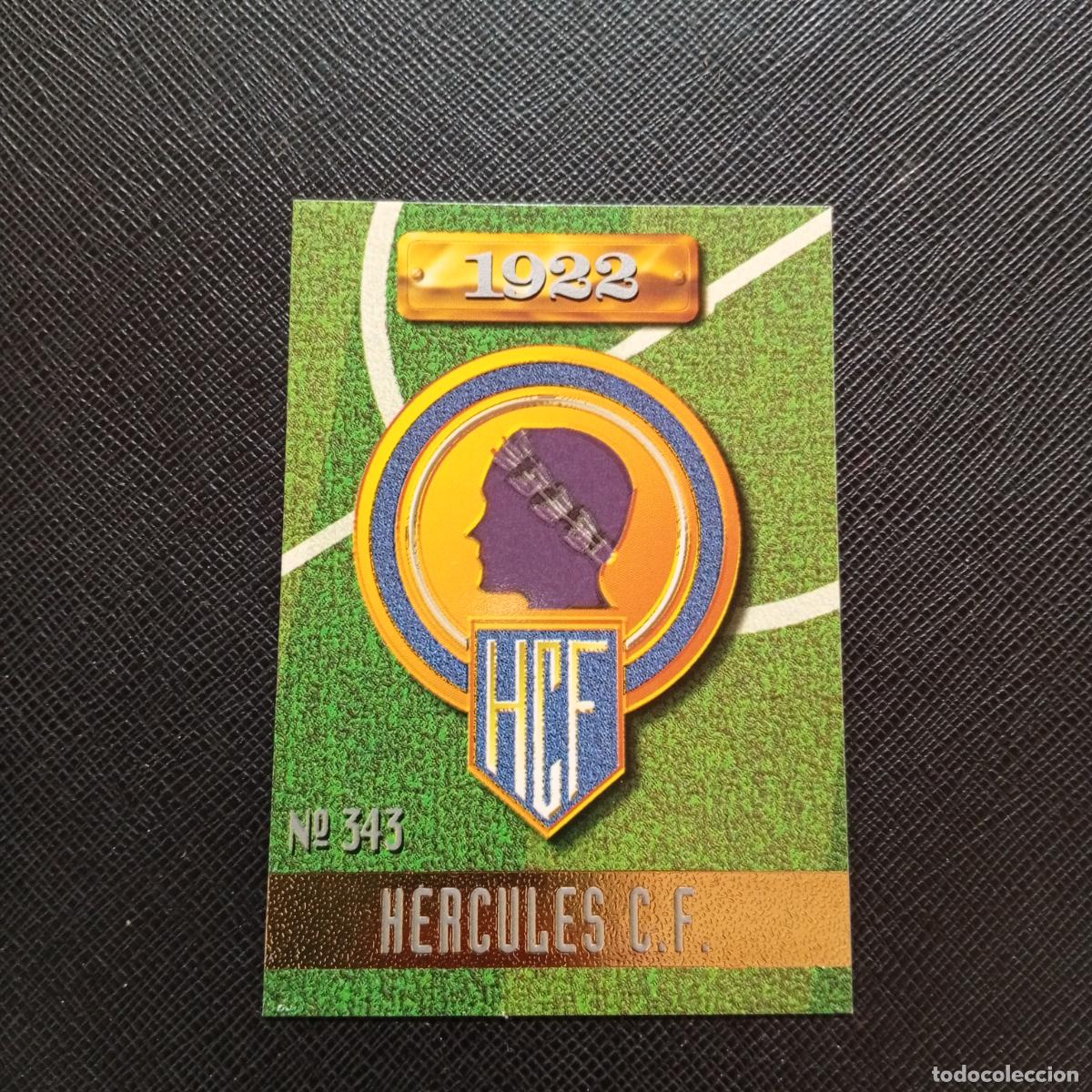 Cromos de F&uacute;tbol: 343 ESCUDO HERCULES MUNDICROMO 1996 1997 CROMO FUTBOL LIGA 96 97 - A207 PG387