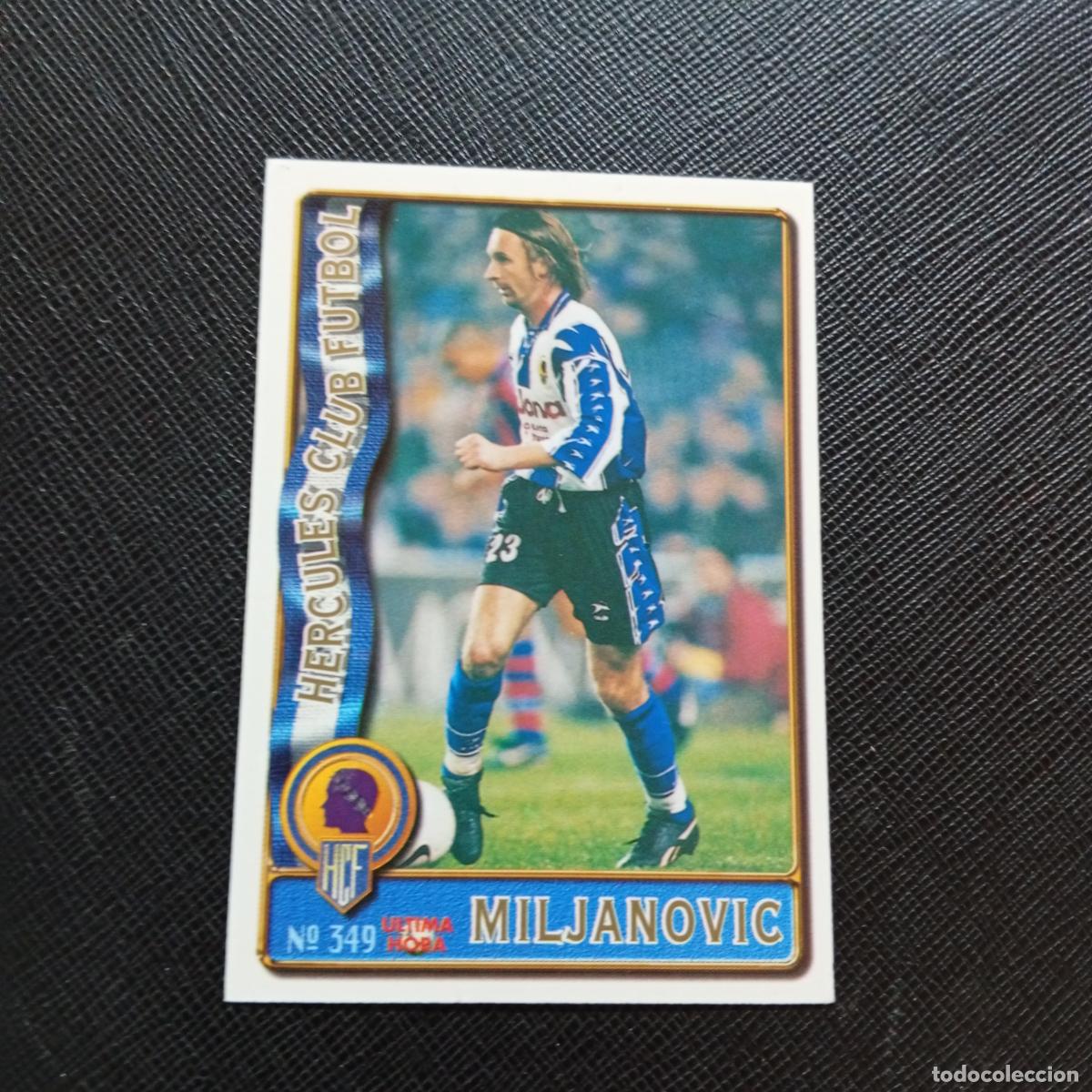 Cromos de F&uacute;tbol: 349 MILJANOVIC HERCULES MUNDICROMO 1996 1997 CROMO FUTBOL LIGA 96 97 - A207 PG405 ULTIMA HORA