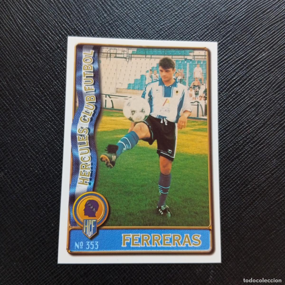 Cromos de F&uacute;tbol: 353 FERRERAS HERCULES MUNDICROMO 1996 1997 CROMO FUTBOL LIGA 96 97 - A207 PG423