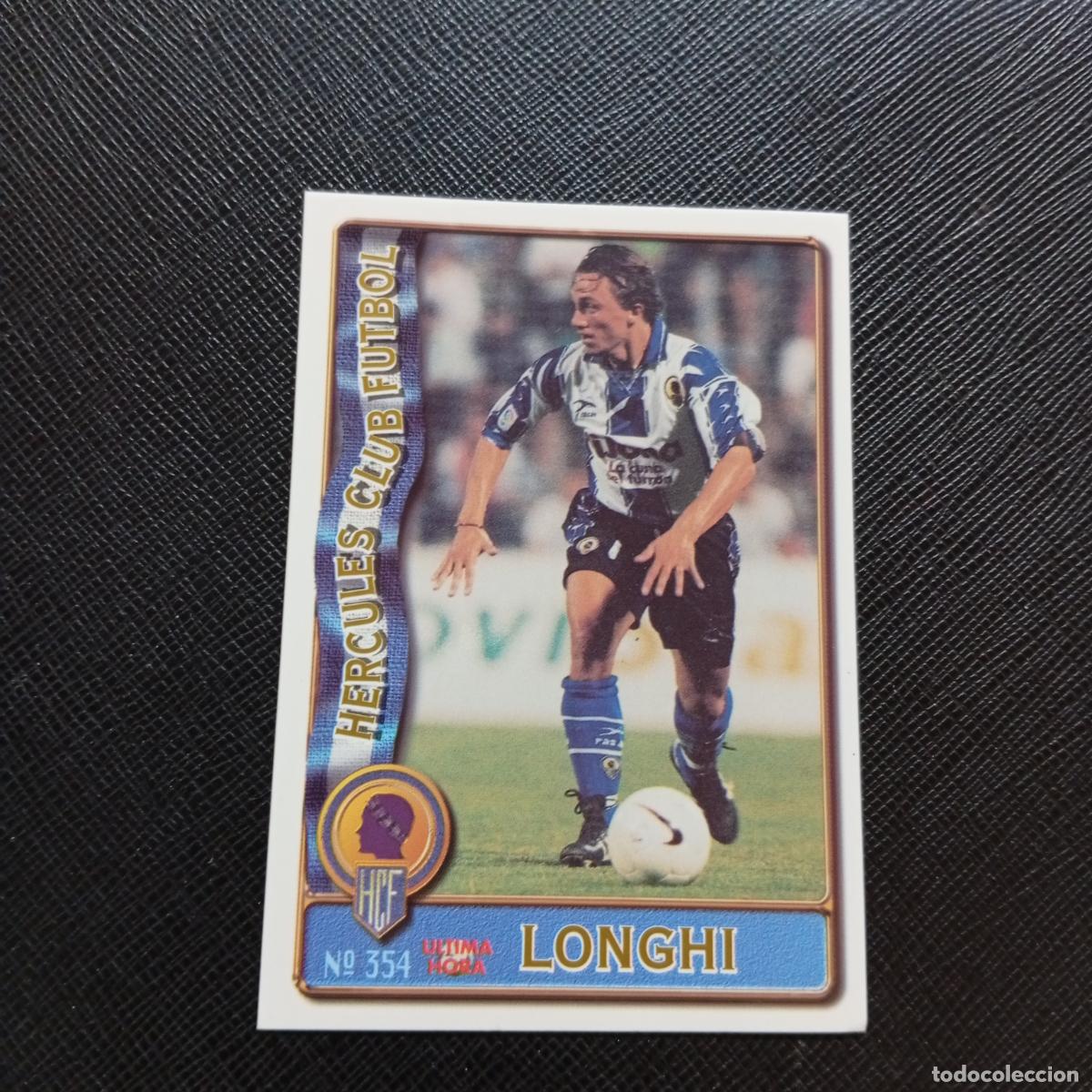 Cromos de F&uacute;tbol: 354 LONGHI HERCULES MUNDICROMO 1996 1997 CROMO FUTBOL LIGA 96 97 - A207 PG423 ULTIMA HORA
