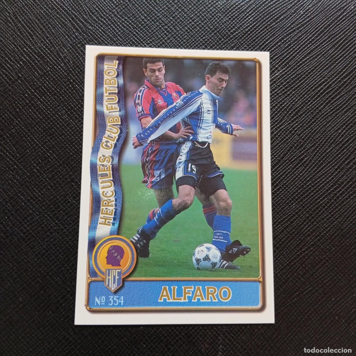 Cromos de F&uacute;tbol: 354 ALFARO HERCULES MUNDICROMO 1996 1997 CROMO FUTBOL LIGA 96 97 - A207 PG423