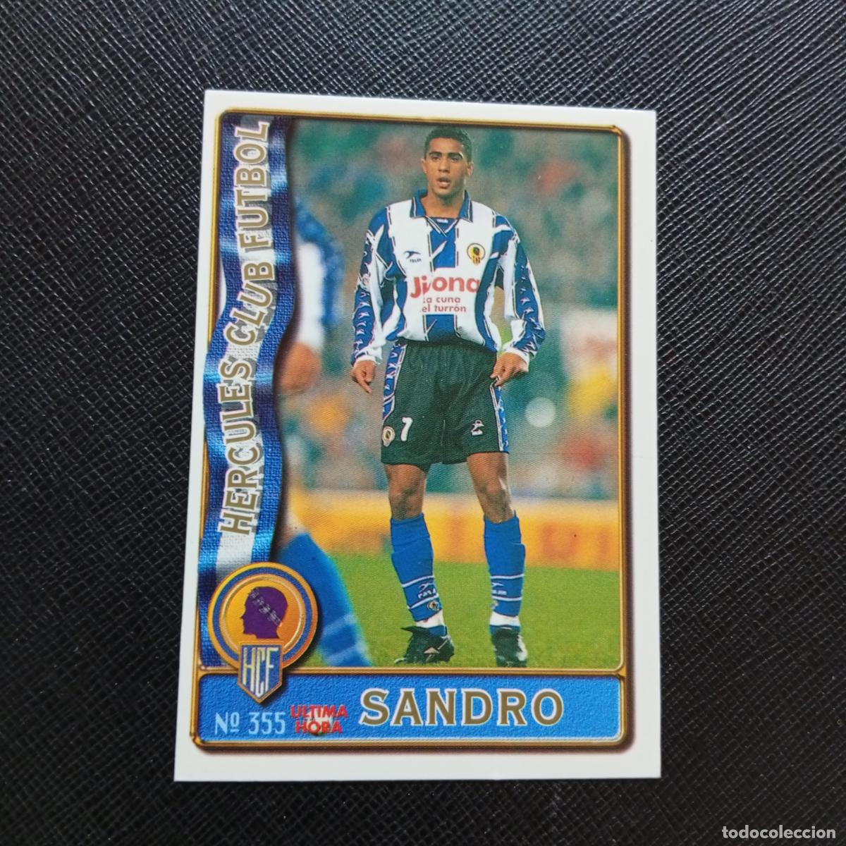 Cromos de F&uacute;tbol: 355 SANDRO HERCULES MUNDICROMO 1996 1997 CROMO FUTBOL LIGA 96 97 - A207 PG423 ULTIMA HORA