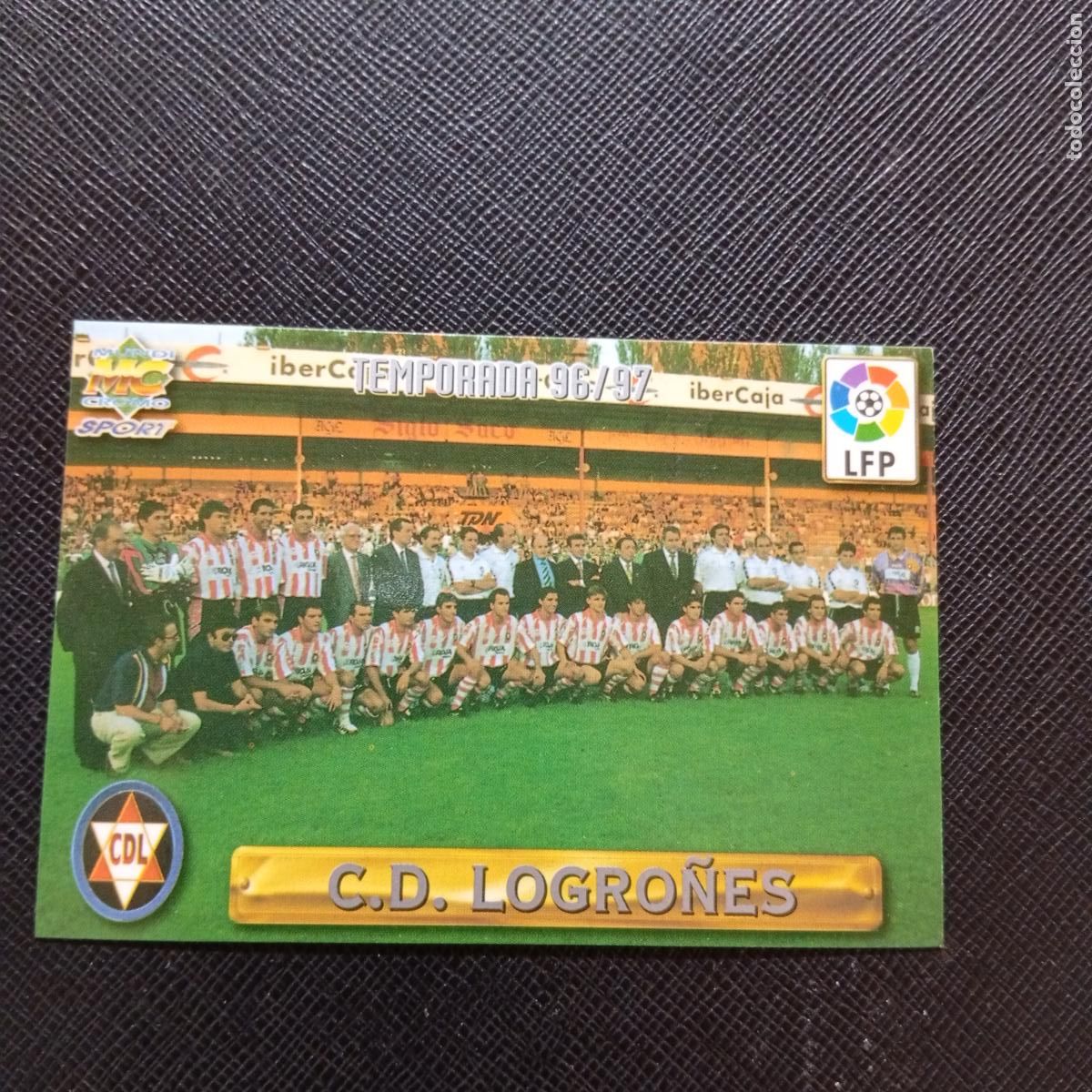 Cromos de F&uacute;tbol: 361 PLANTILLA LOGRO&Ntilde;ES MUNDICROMO 1996 1997 CROMO FUTBOL LIGA 96 97 - A207 PG437 PLATA