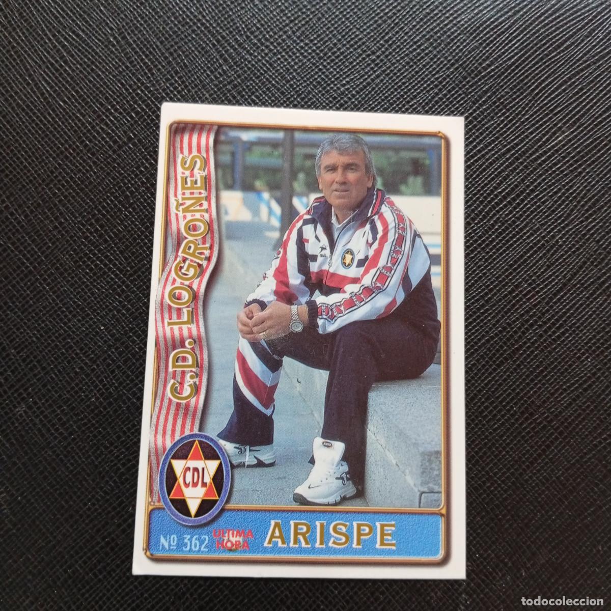 Cromos de F&uacute;tbol: 362 ARISPE LOGRO&Ntilde;ES MUNDICROMO 1996 1997 CROMO FUTBOL LIGA 96 97 - A207 PG437 ULTIMA HORA