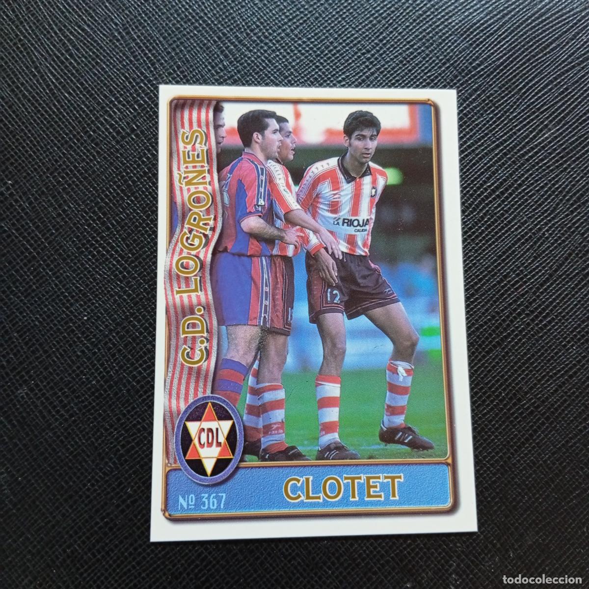 Cromos de F&uacute;tbol: 367 CLOTET LOGRO&Ntilde;ES MUNDICROMO 1996 1997 CROMO FUTBOL LIGA 96 97 - A151 PG154