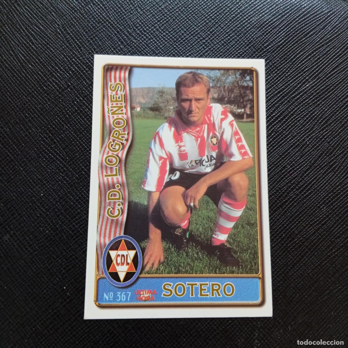 Cromos de F&uacute;tbol: 367 SOTERO LOGRO&Ntilde;ES MUNDICROMO 1996 1997 CROMO FUTBOL LIGA 96 97 - A151 PG163 ULTIMA HORA