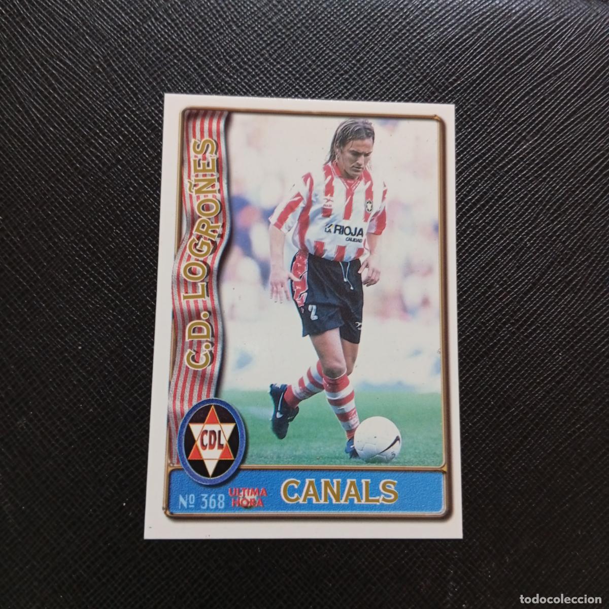 Cromos de F&uacute;tbol: 368 CANALS LOGRO&Ntilde;ES MUNDICROMO 1996 1997 CROMO FUTBOL LIGA 96 97 - A151 PG163 ULTIMA HORA