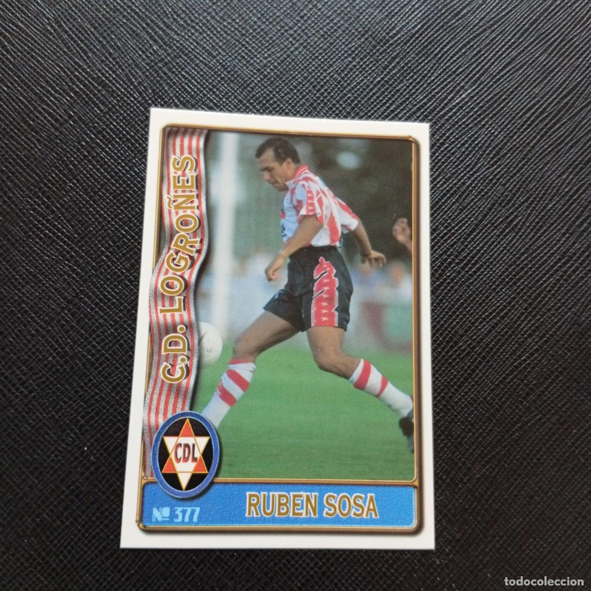 Cromos de F&uacute;tbol: 377 RUBEN SOSA LOGRO&Ntilde;ES MUNDICROMO 1996 1997 CROMO FUTBOL LIGA 96 97 - A151 PG172