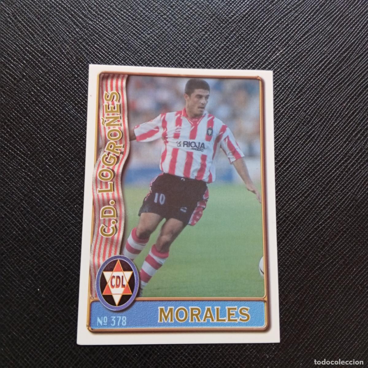 Cromos de F&uacute;tbol: 378 MORALES LOGRO&Ntilde;ES MUNDICROMO 1996 1997 CROMO FUTBOL LIGA 96 97 - A151 PG172