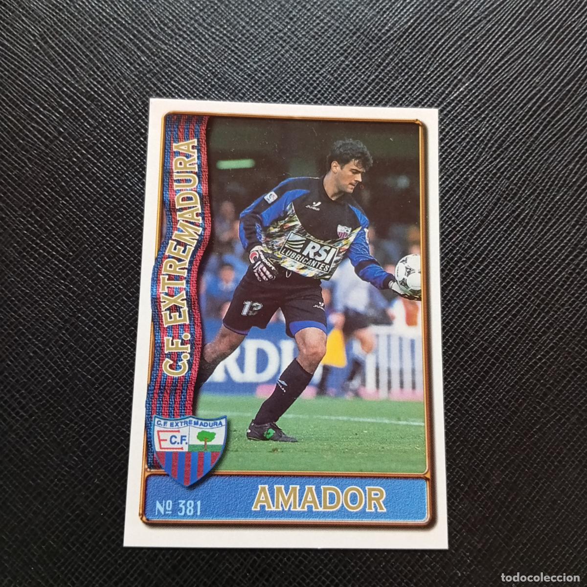 Cromos de F&uacute;tbol: 381 AMADOR EXTREMADURA MUNDICROMO 1996 1997 CROMO FUTBOL LIGA 96 97 - A151 PG181
