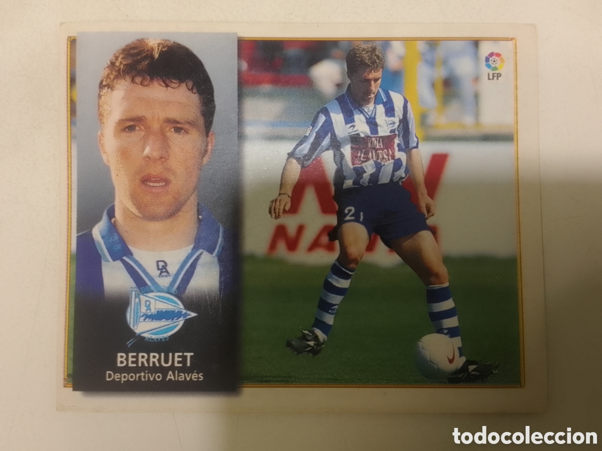 Cromos de F&uacute;tbol: Colecciones Este 98-99 Berruet &bull; Alav&eacute;s.