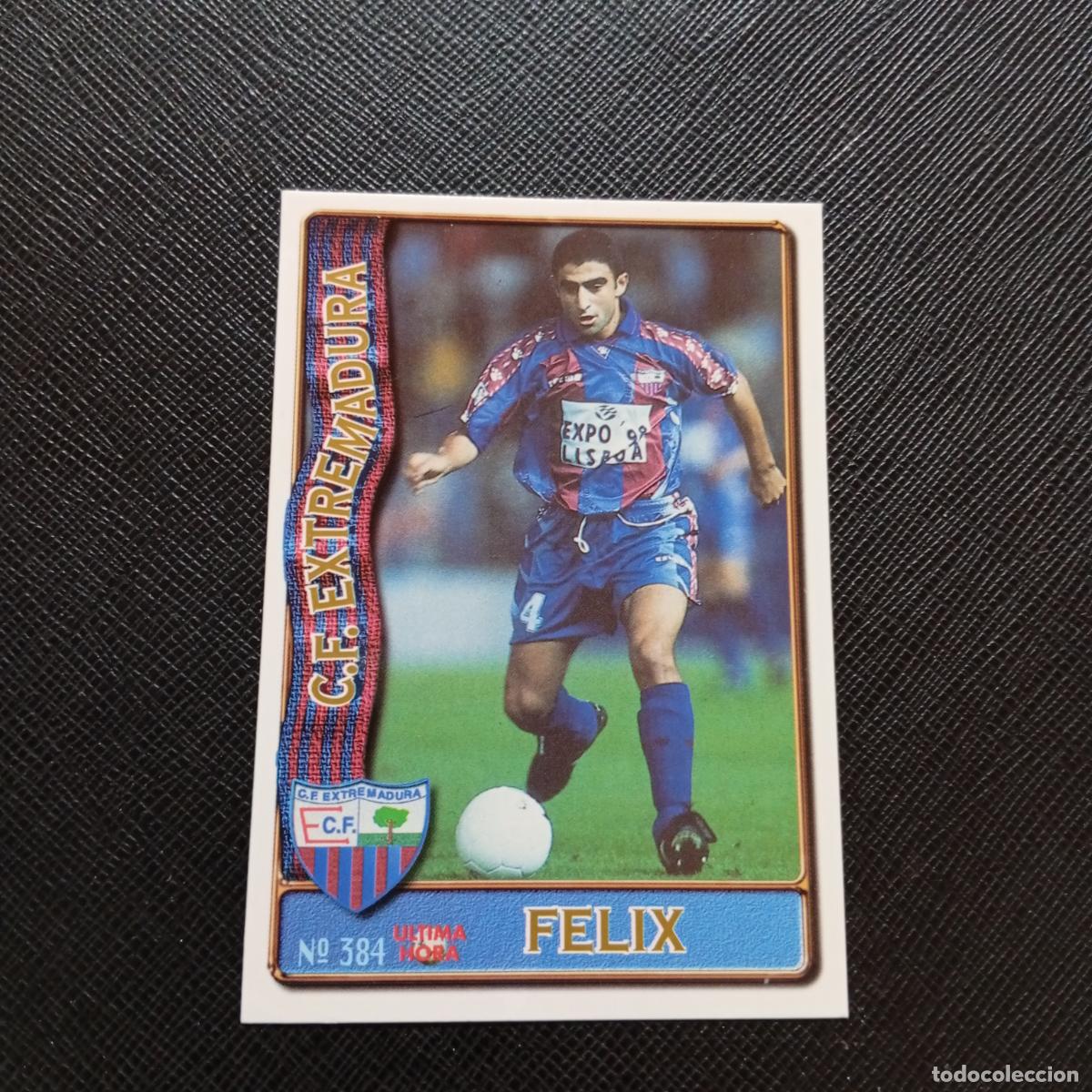 Cromos de F&uacute;tbol: 384 FELIX EXTREMADURA MUNDICROMO 1996 1997 CROMO FUTBOL LIGA 96 97 - A151 PG181 ULTIMA HORA