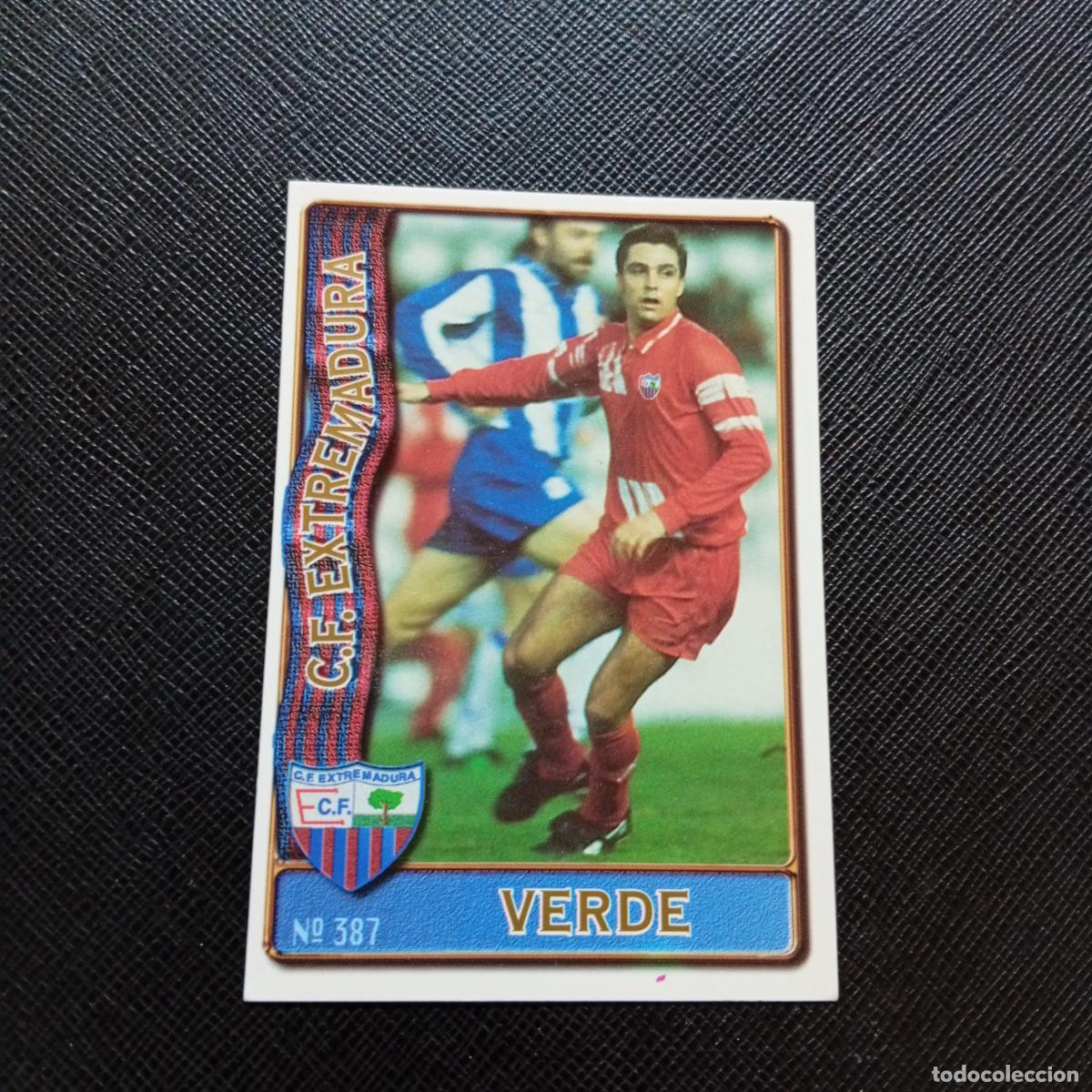 Cromos de F&uacute;tbol: 387 VERDE EXTREMADURA MUNDICROMO 1996 1997 CROMO FUTBOL LIGA 96 97 - A151 PG190