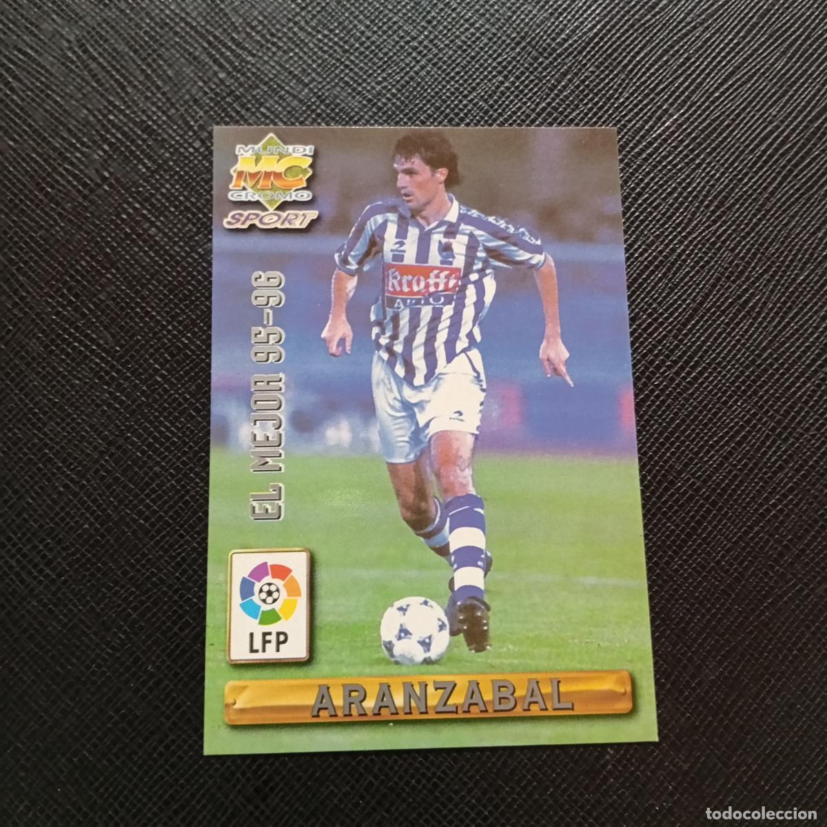 Cromos de F&uacute;tbol: 406 ARANZABAL REAL SOCIEDAD MUNDICROMO 1996 1997 CROMO FUTBOL LIGA 96 97 - A151 PG217