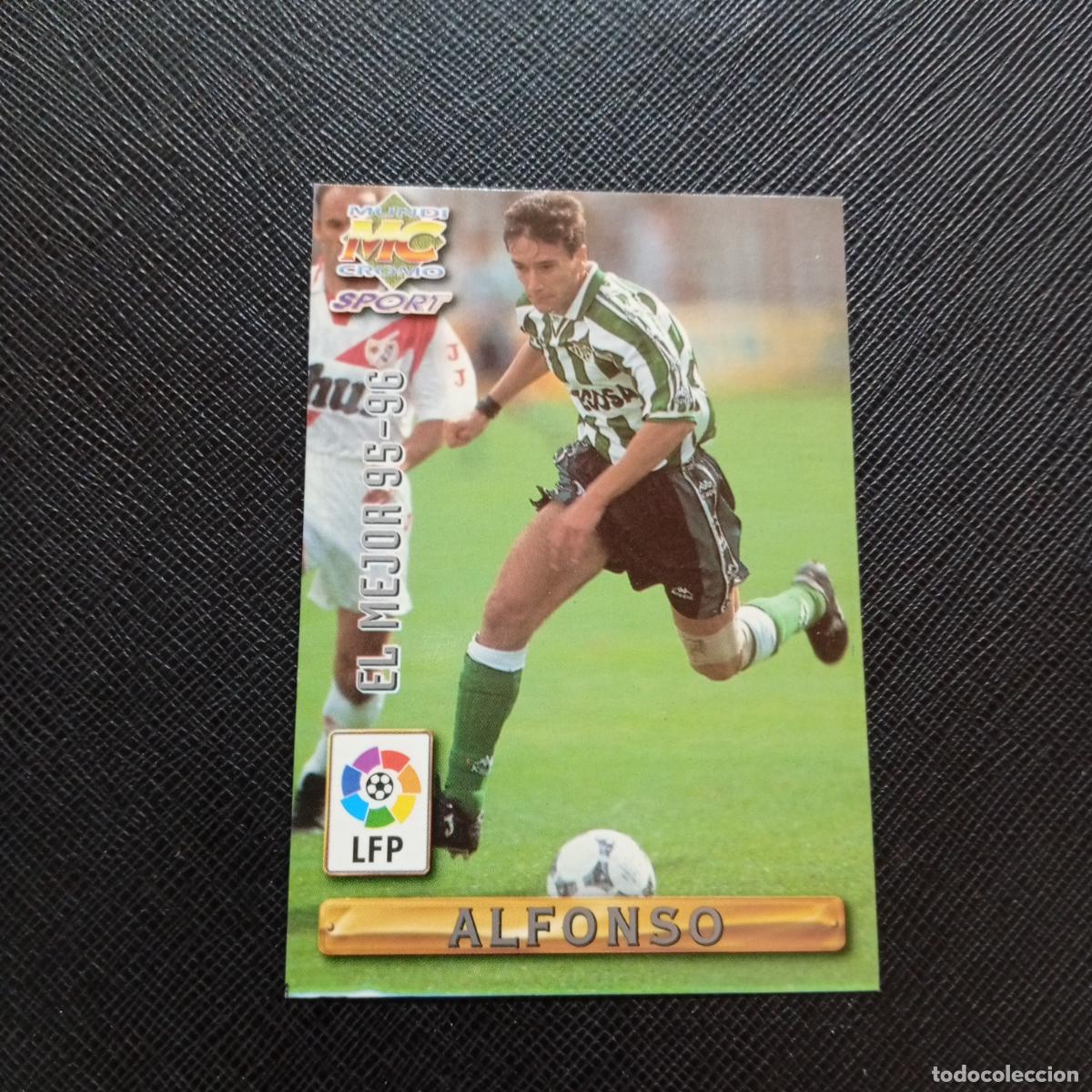 Cromos de F&uacute;tbol: 407 ALFONSO REAL BETIS MUNDICROMO 1996 1997 CROMO FUTBOL LIGA 96 97 - A151 PG217