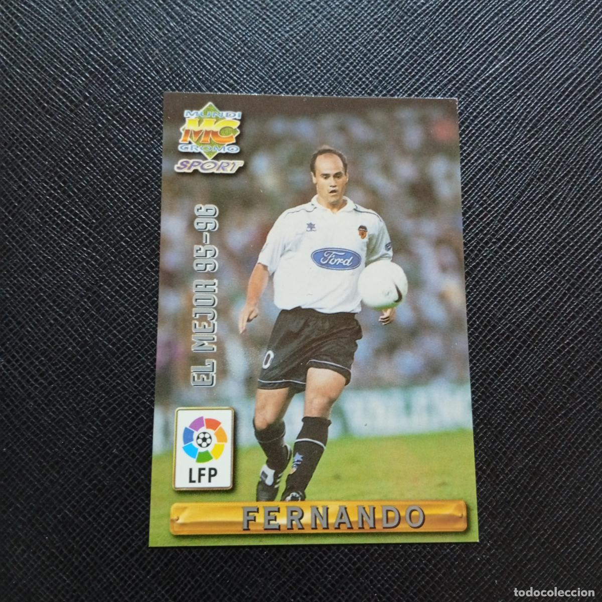 Cromos de F&uacute;tbol: 401 FERNANDO VALENCIA MUNDICROMO 1996 1997 CROMO FUTBOL LIGA 96 97 - A151 PG226