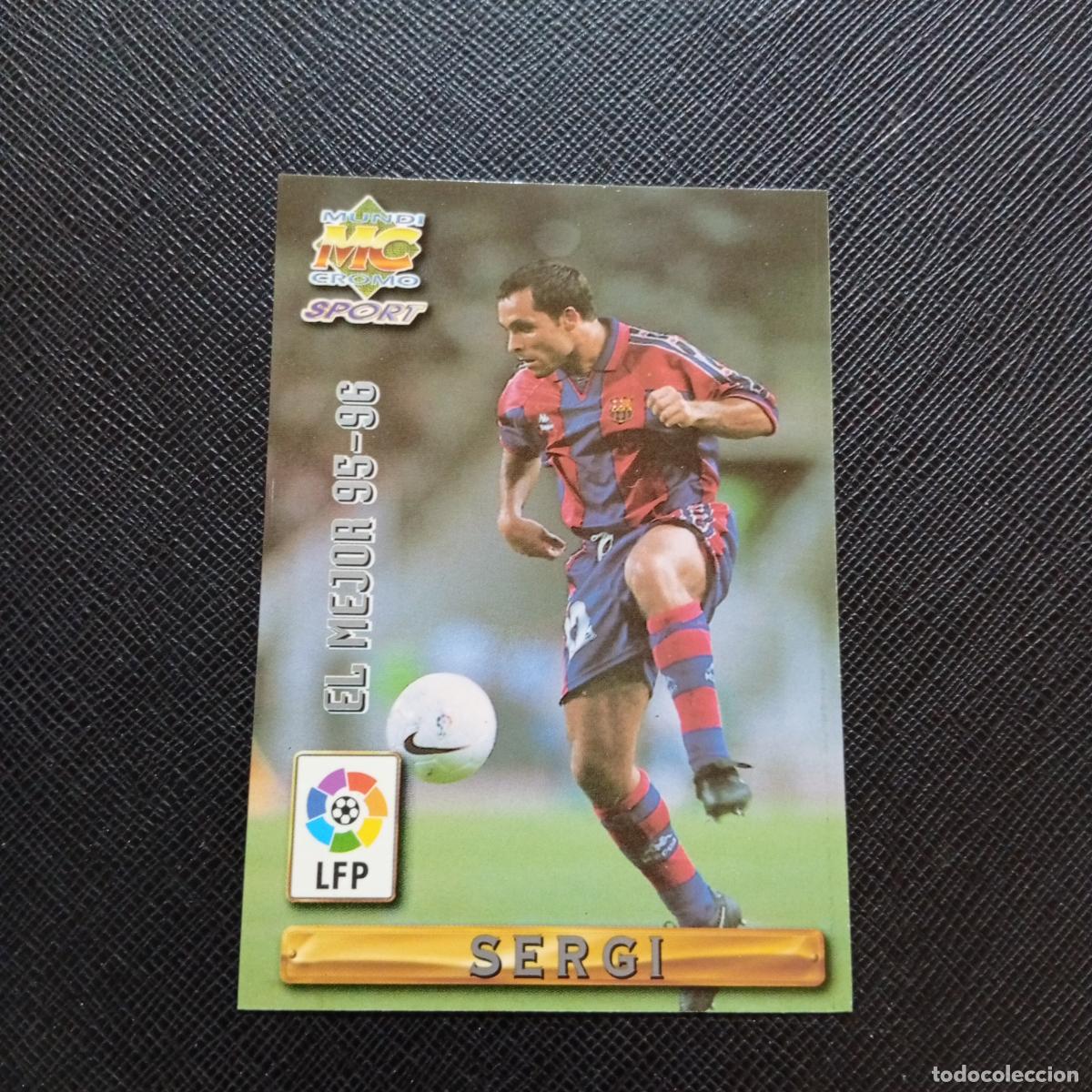 Cromos de F&uacute;tbol: 402 SERGI BARCELONA MUNDICROMO 1996 1997 CROMO FUTBOL LIGA 96 97 - A151 PG226