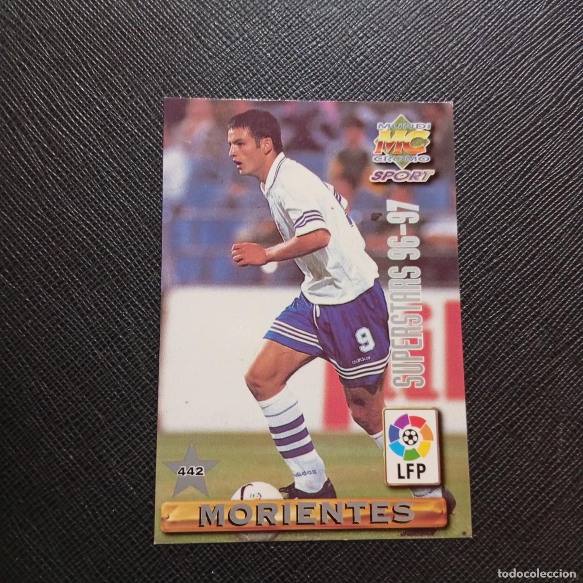 Cromos de F&uacute;tbol: 442 MORIENTE G LOPEZ ZARAGOZA MUNDICROMO 1996 1997 CROMO FUTBOL LIGA 96 97 - A151 PG253