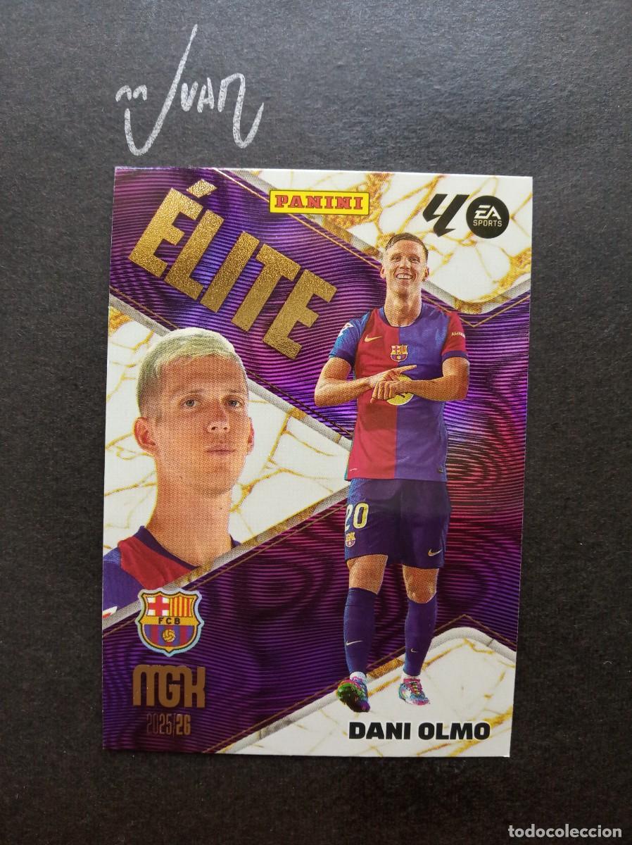 Cromos de F&uacute;tbol: 4 DANI OLMO BARCELONA ELITE ⚽ MEGACRACKS LIGA 2025 2026 25 26 ⚽