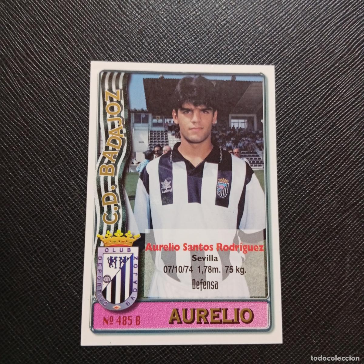 Cromos de F&uacute;tbol: 485 AURELIO CORDERO BADAJOZ MUNDICROMO 1996 1997 CROMO FUTBOL LIGA 96 97 - A151 PG262