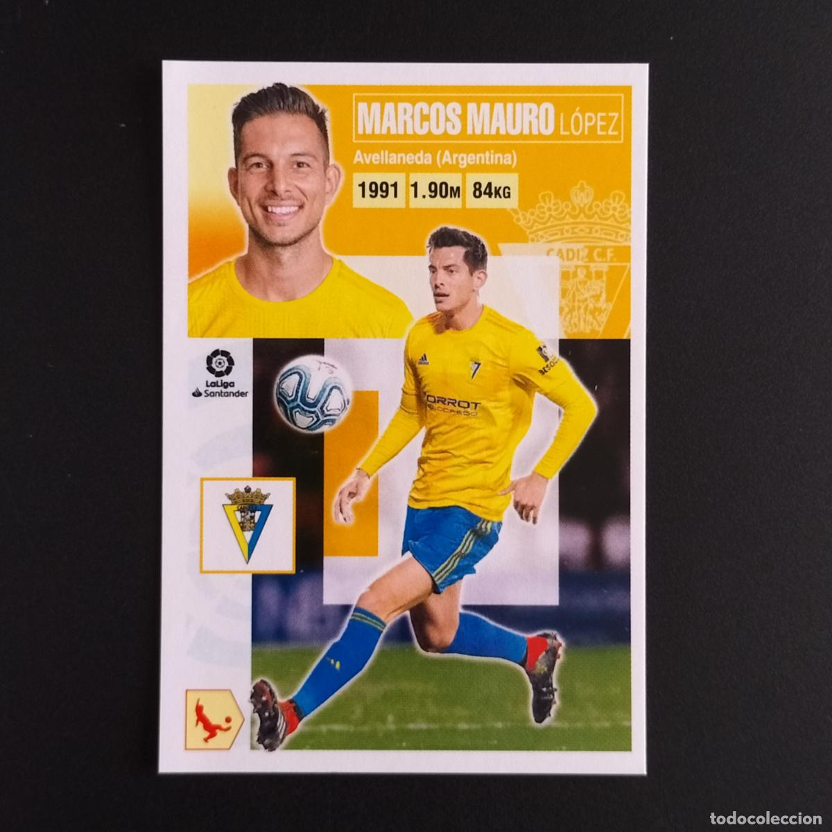 Cromos de F&uacute;tbol: N&ordm; 7 MARCOS MAURO CADIZ CROMOS LALIGA SANTANDER ESTE 2020 2021 20 21 LIGA PANINI