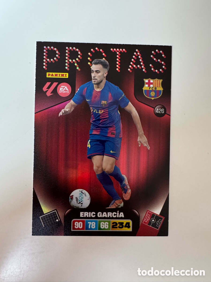 Cromos de F&uacute;tbol: PANINI ADRENALYN XL LIGA 2025-2026 25-26 &ndash; PROTAS &ndash; Eric Garc&iacute;a FC Barcelona N&ordm; 426