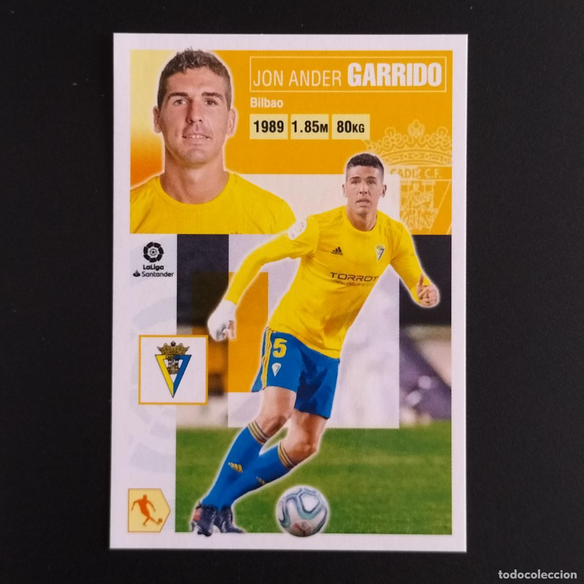 Cromos de F&uacute;tbol: N&ordm; 10 A JON ANDER GARRIDO CADIZ CROMOS LALIGA SANTANDER ESTE 2020 2021 20 21 LIGA PANINI
