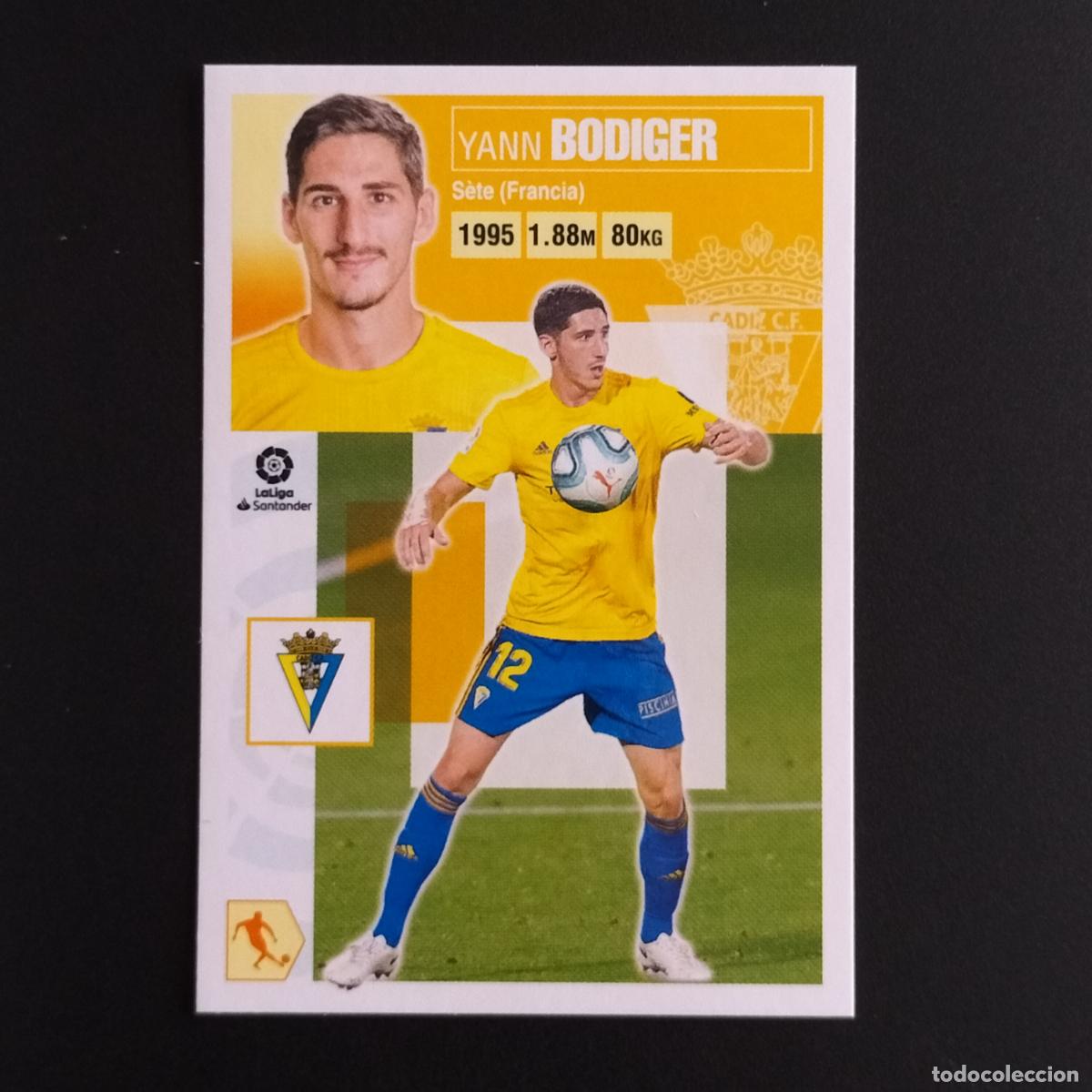Cromos de F&uacute;tbol: N&ordm; 10 B YANN BODIGER CADIZ CROMOS LALIGA SANTANDER ESTE 2020 2021 20 21 LIGA PANINI
