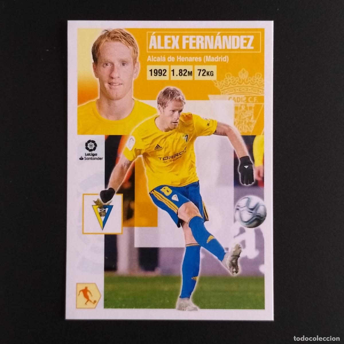 Cromos de F&uacute;tbol: N&ordm; 12 ALEX FERNANDEZ CADIZ CROMOS LALIGA SANTANDER ESTE 2020 2021 20 21 LIGA PANINI