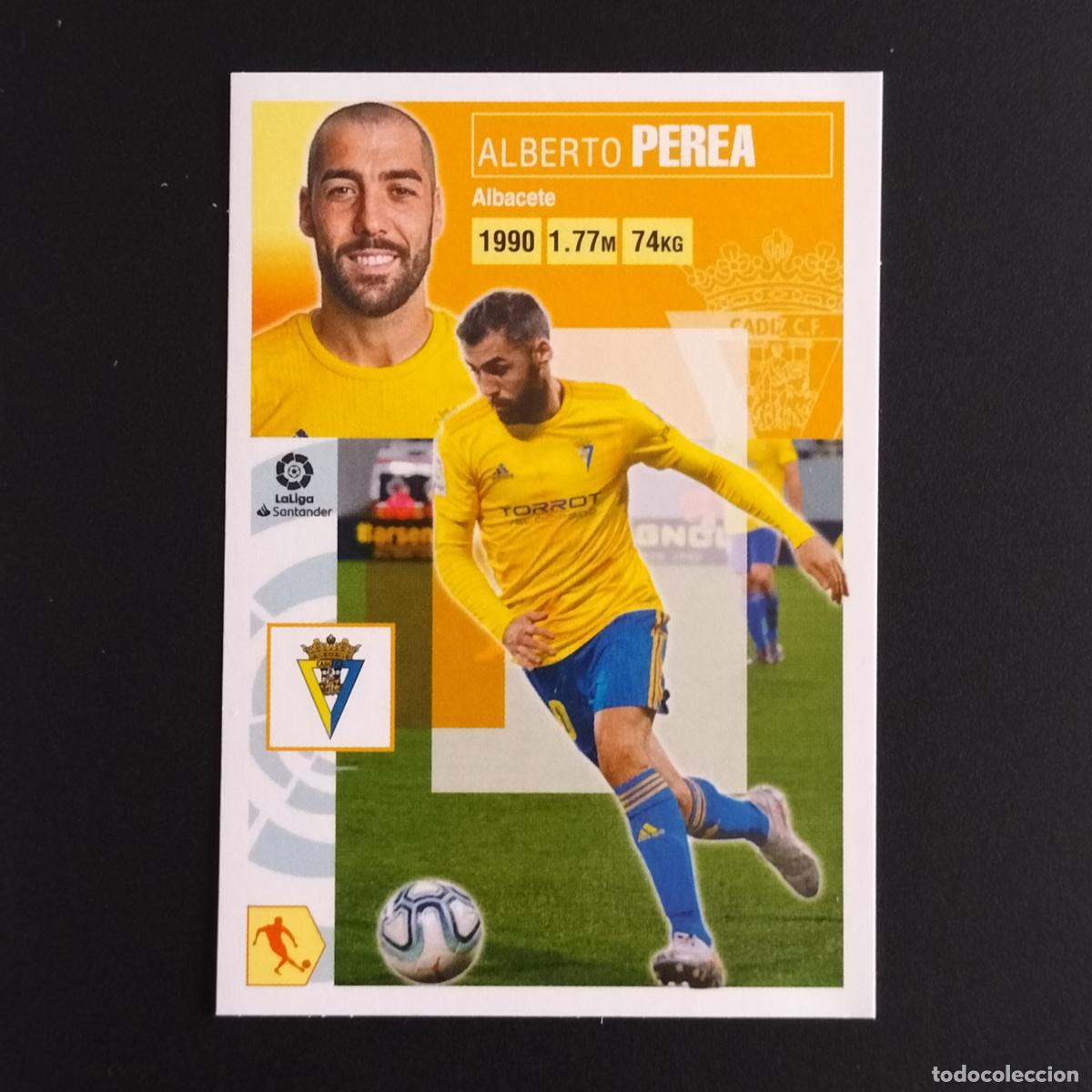 Cromos de F&uacute;tbol: N&ordm; 13 A ALBERTO PEREA CADIZ CROMOS LALIGA SANTANDER ESTE 2020 2021 20 21 LIGA PANINI