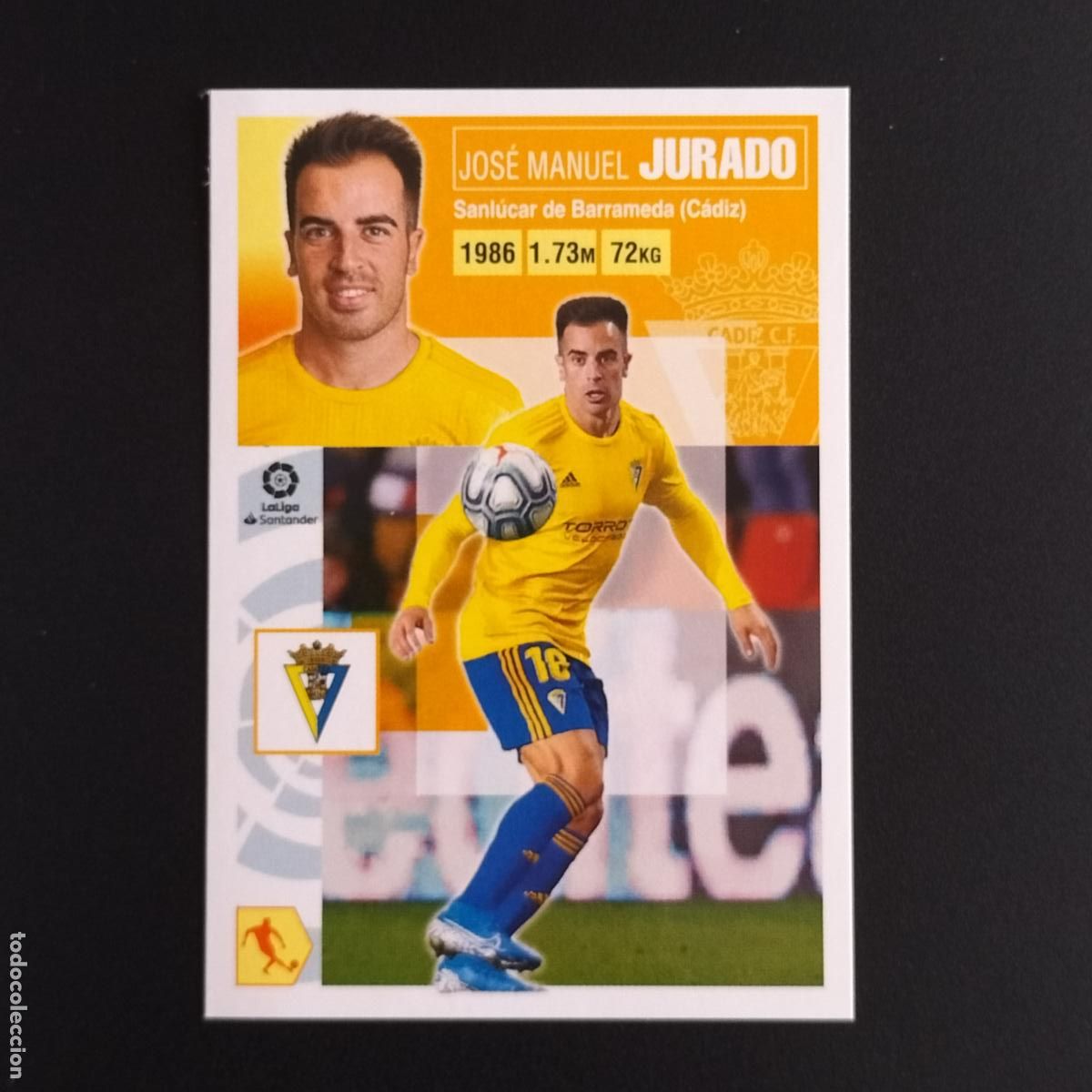 Cromos de F&uacute;tbol: N&ordm; 13 B JURADO CADIZ CROMOS LALIGA SANTANDER ESTE 2020 2021 20 21 LIGA PANINI