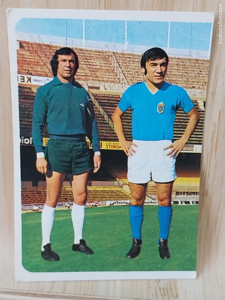 Cromos de F&uacute;tbol: CARRETE *--* DUJKOVIC OVIEDO # 169 LIGA 1975 75 76 ED RUIROMER CROMO SIN PEGAR NUNCA
