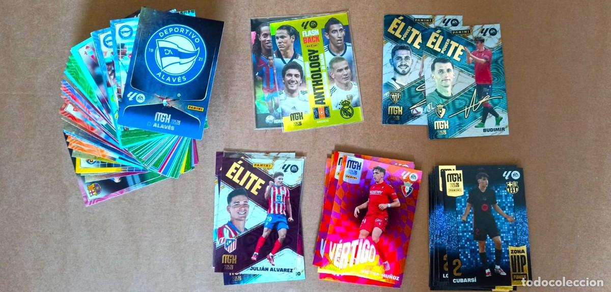 Cromos de F&uacute;tbol: 115 CROMOS SIN REPETIDOS MEGACRACKS 25 26 2025 2026 REAL MADRID BARCELONA