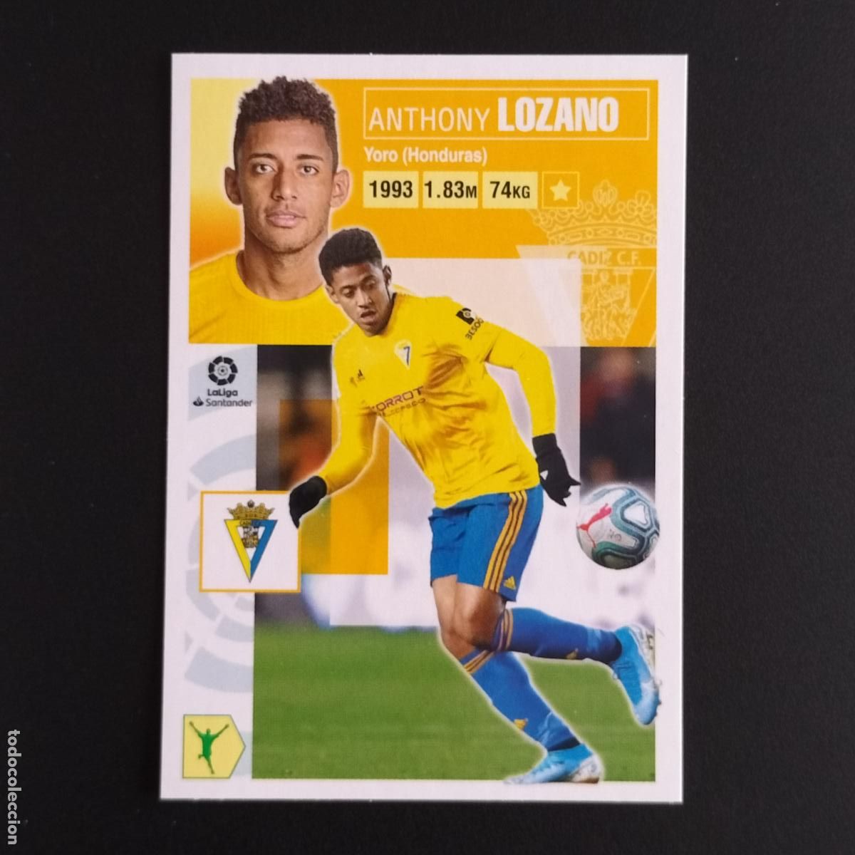 Cromos de F&uacute;tbol: N&ordm; 18 LOZANO CADIZ CROMOS LALIGA SANTANDER ESTE 2020 2021 20 21 LIGA PANINI