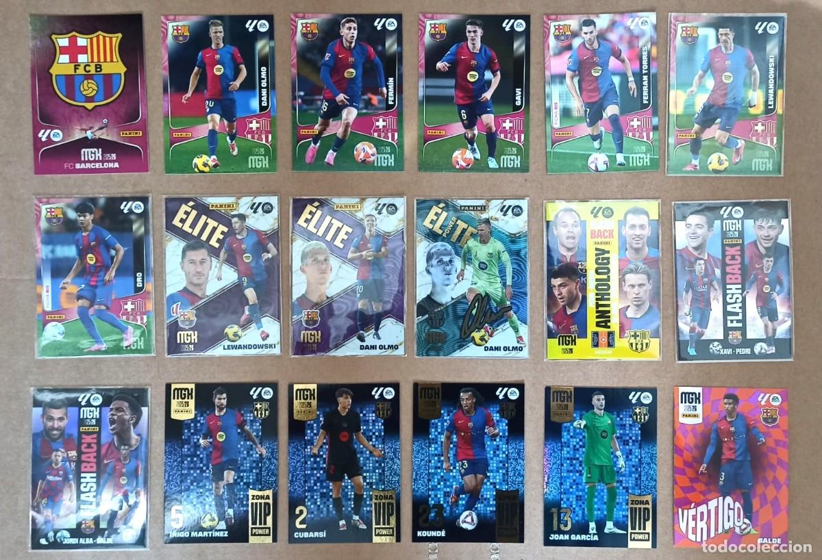 Cromos de F&uacute;tbol: PACK 18 CROMOS BARCELONA 82 DRO MEGACRACKS MGK 25 26 2025 2026