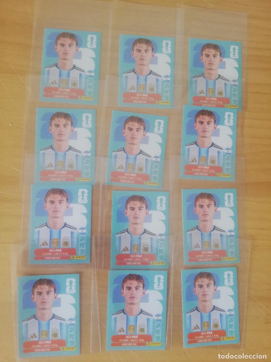 Fu&szlig;ball-Sticker: Nico Paz (x12) Arg14 Sticker Mundial 2026