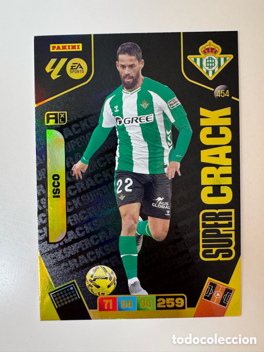 Cromos de F&uacute;tbol: PANINI ADRENALYN XL LIGA 2025-2026 25-26 &ndash; SUPERCRACK &ndash; Isco Real Betis N&ordm; 454