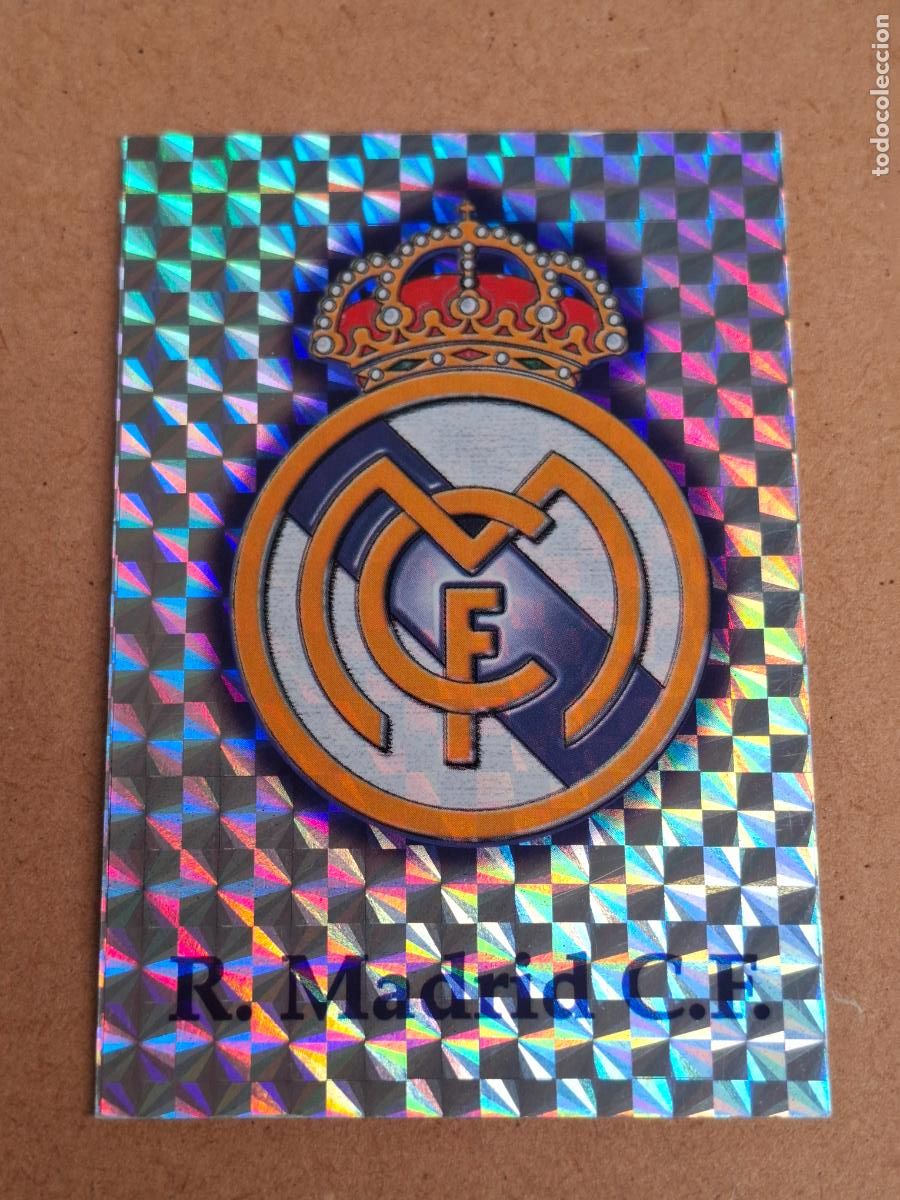 Cromos de F&uacute;tbol: MUNDICROMO 2001 2002 01 02 - 1 ESCUDO REAL MADRID