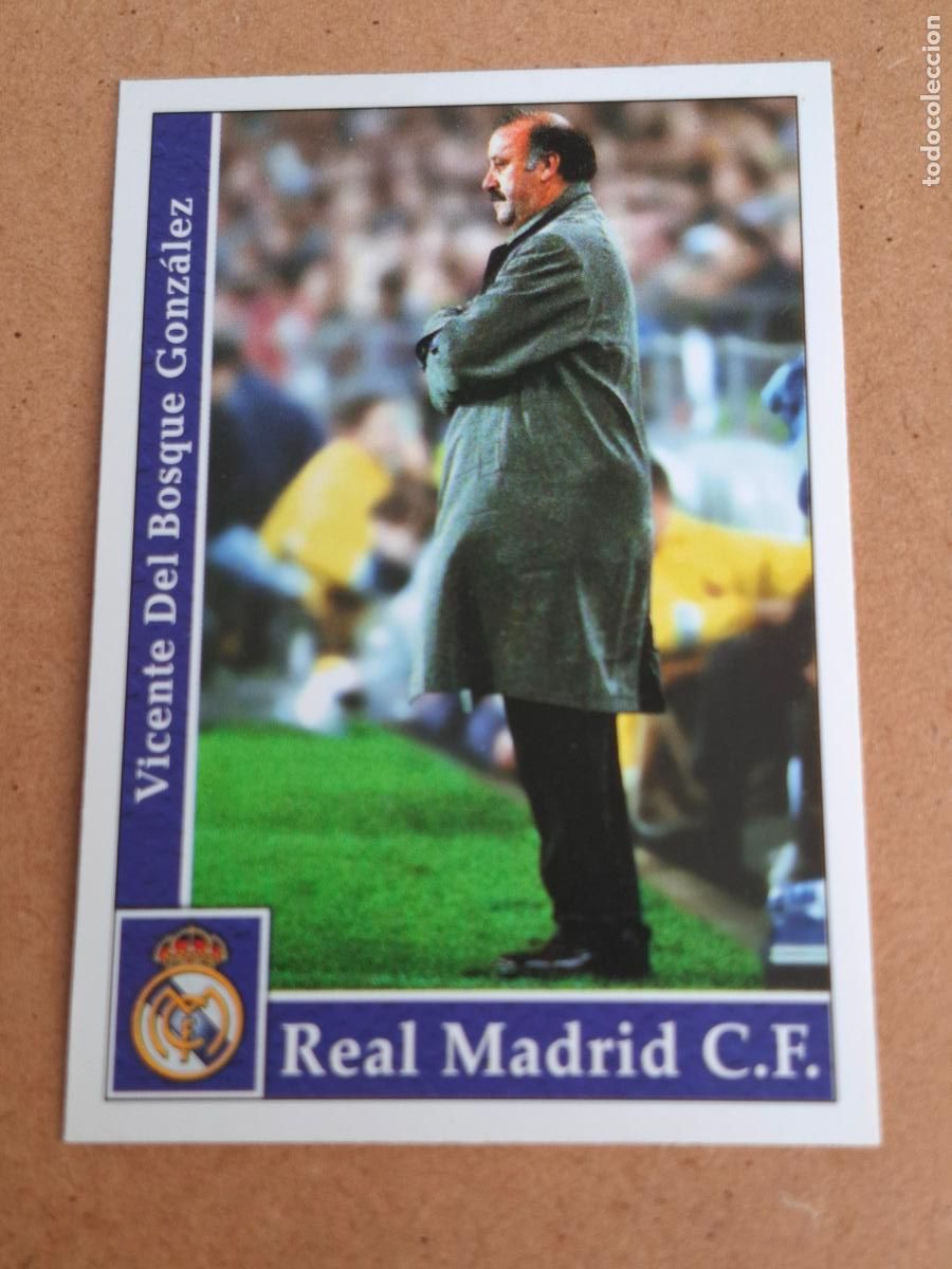 Cromos de F&uacute;tbol: MUNDICROMO 2001 2002 01 02 - 2 DEL BOSQUE - REAL MADRID