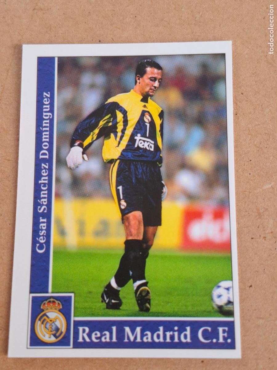 Cromos de F&uacute;tbol: MUNDICROMO 2001 2002 01 02 - 4 C&Eacute;SAR - REAL MADRID