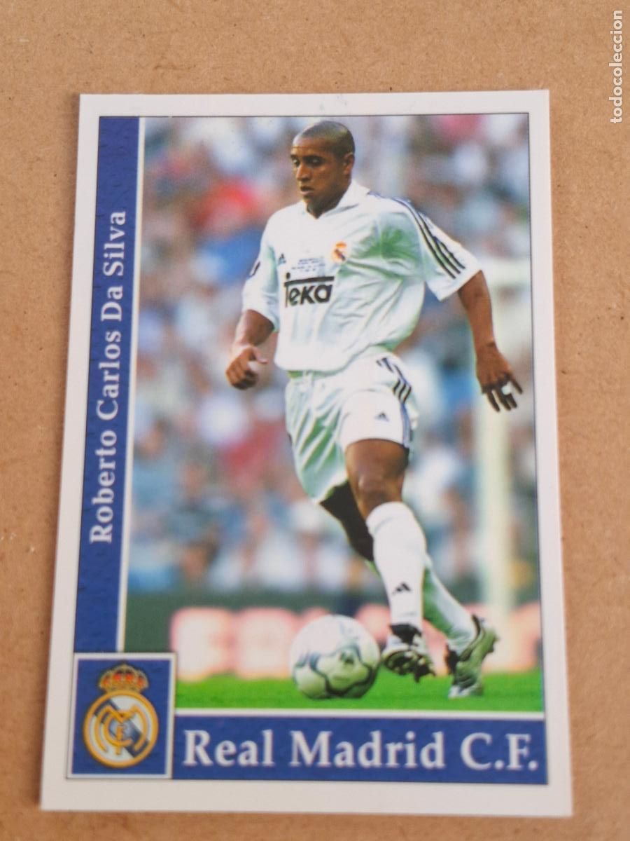 Cromos de F&uacute;tbol: MUNDICROMO 2001 2002 01 02 - 5 ROBERTO CARLOS - REAL MADRID