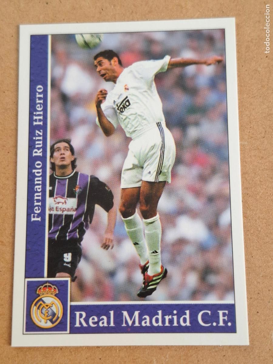 Cromos de F&uacute;tbol: MUNDICROMO 2001 2002 01 02 - 7 HIERRO - REAL MADRID