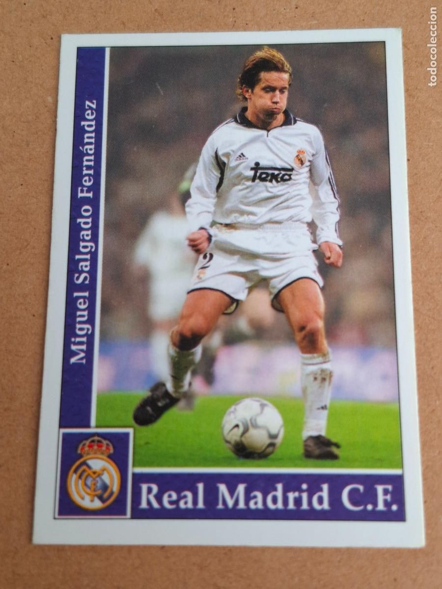 Cromos de F&uacute;tbol: MUNDICROMO 2001 2002 01 02 - 8 MICHEL SALGADO - REAL MADRID