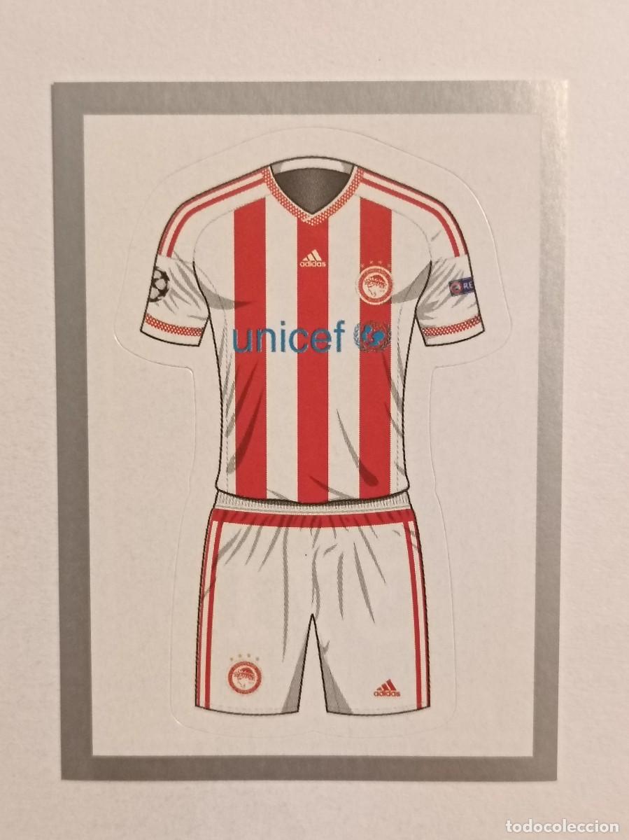 Cromos de F&uacute;tbol: #371 UNIFORME (OLYMPIACOS) UEFA CHAMPIONS LEAGUE 2015/2016 TOPPS