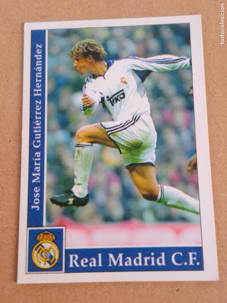 Cromos de F&uacute;tbol: MUNDICROMO 2001 2002 01 02 - 15 GUTI - REAL MADRID
